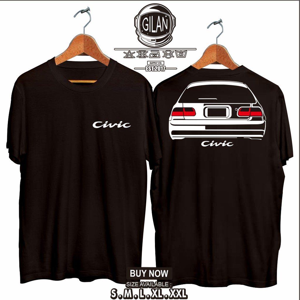 Honda CIVIC EG ESTILLO Car Shirt T-Shirt Automotive T-Shirt - SAKAZUKI  CLOTH | Shopee Philippines