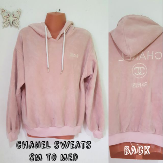 pink chanel hoodie