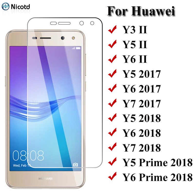 HD Tempered Glass for Huawei Y6 ii Y5 ii Y3 ii 9H Screen Protector Glass on  Huawei Y6 Y5 Y7 2017 201 | Shopee Philippines