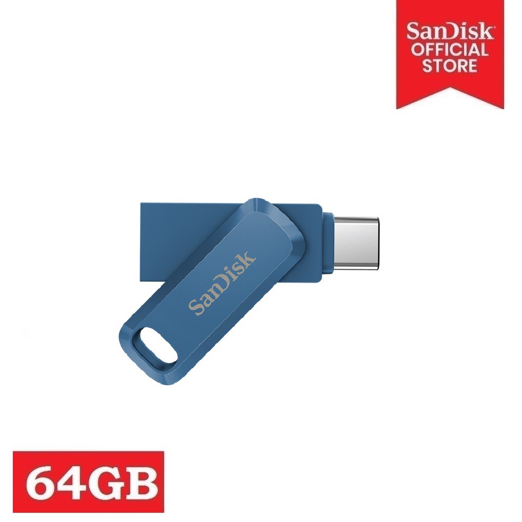 Sandisk SDDDC3-064G-G46NB 64GB Ultra Dual Drive USB 3.1 Type-C Navy Blue |  Shopee Philippines