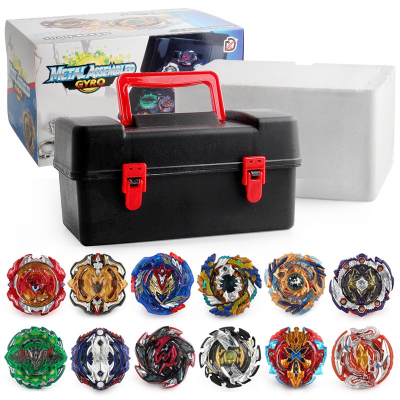 beyblade storage box with 8 beyblades
