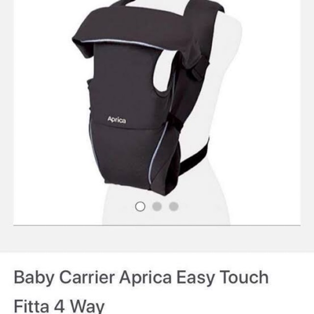 aprica baby carrier