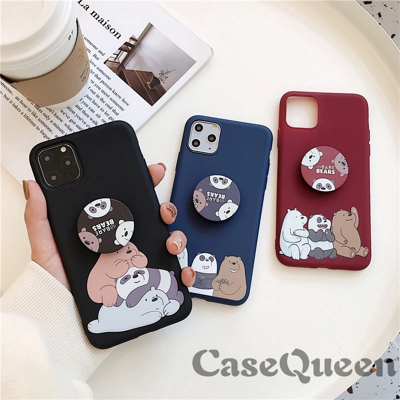 Iphone 12 Pro Max 12 Mini 6s 6 7 8 Plus X Xs Max Xr Case Iphone 11 Pro Max We Bare Bears Cute Soft Cover With Popsocket Shopee Philippines
