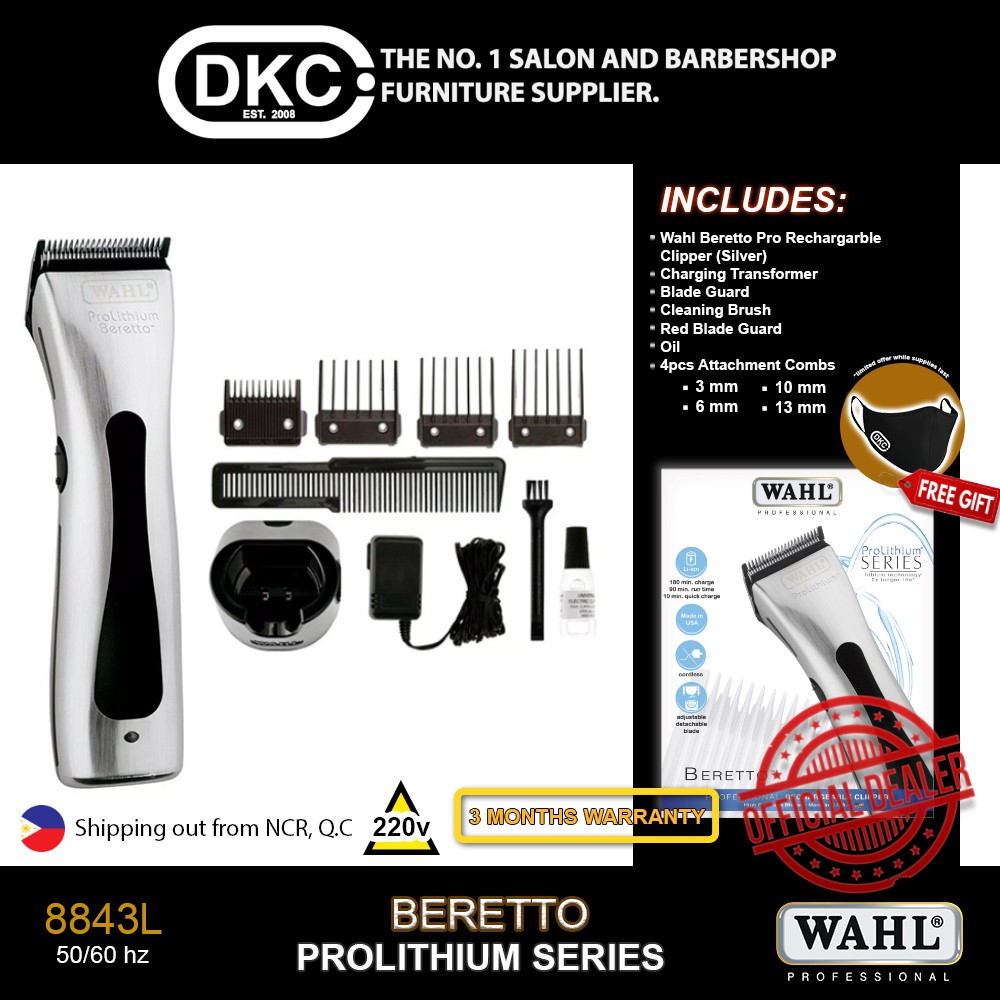 silver wahl clippers