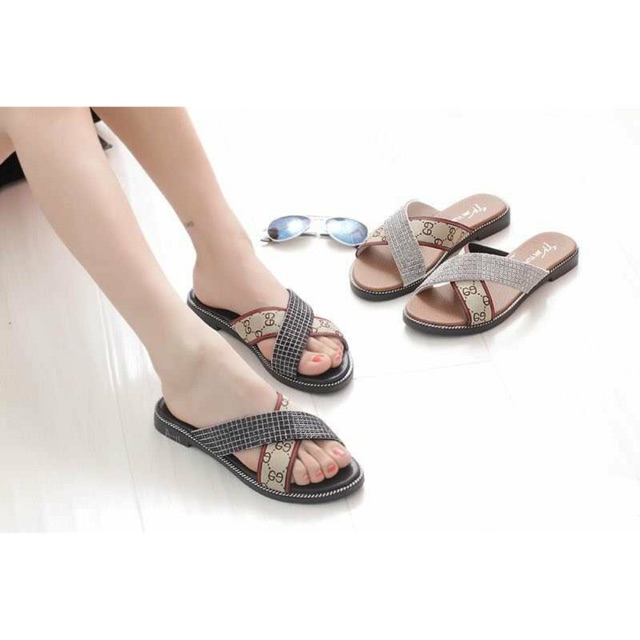 Rsgw Givi  korean flat sandals  A 11 Shopee Philippines