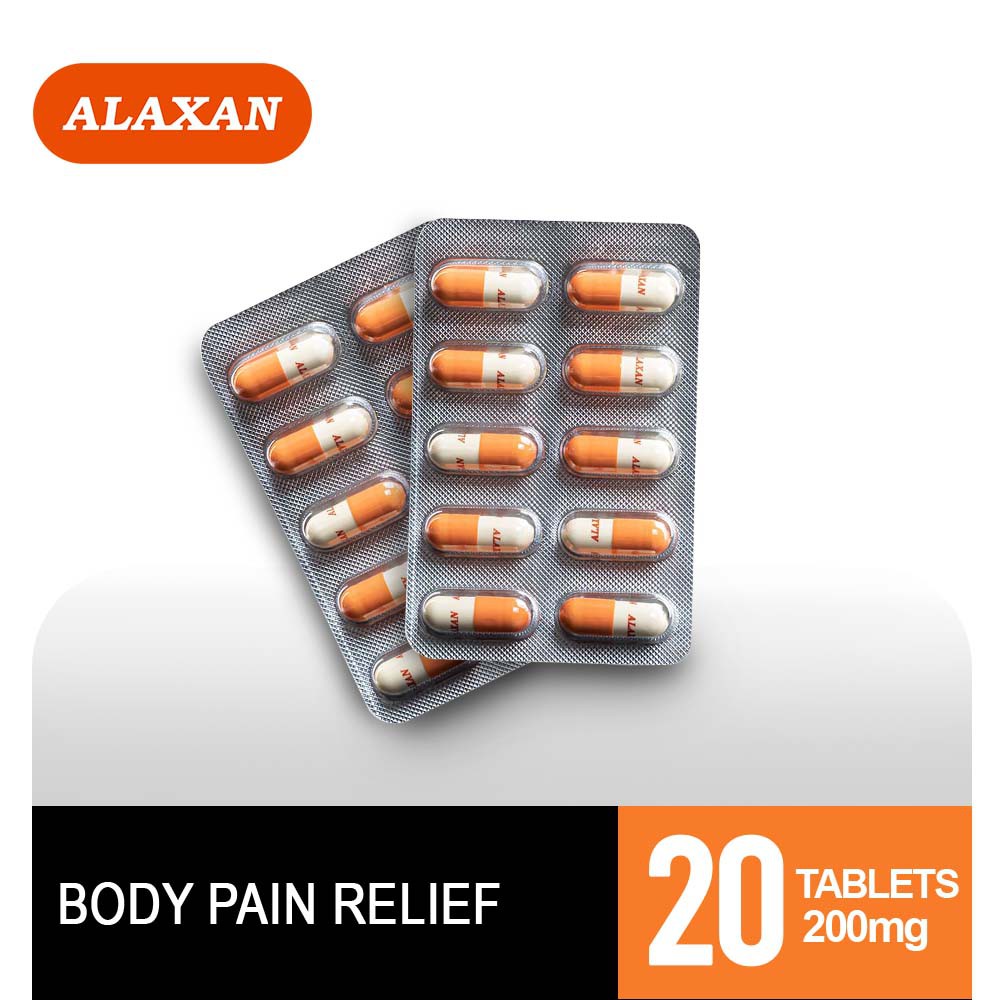 Alaxan FR 20s (For Pain Relief & Fever) Shopee Philippines