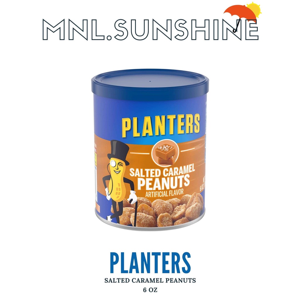 Planters Salted Caramel Peanuts (6 oz Canisters) Shopee Philippines