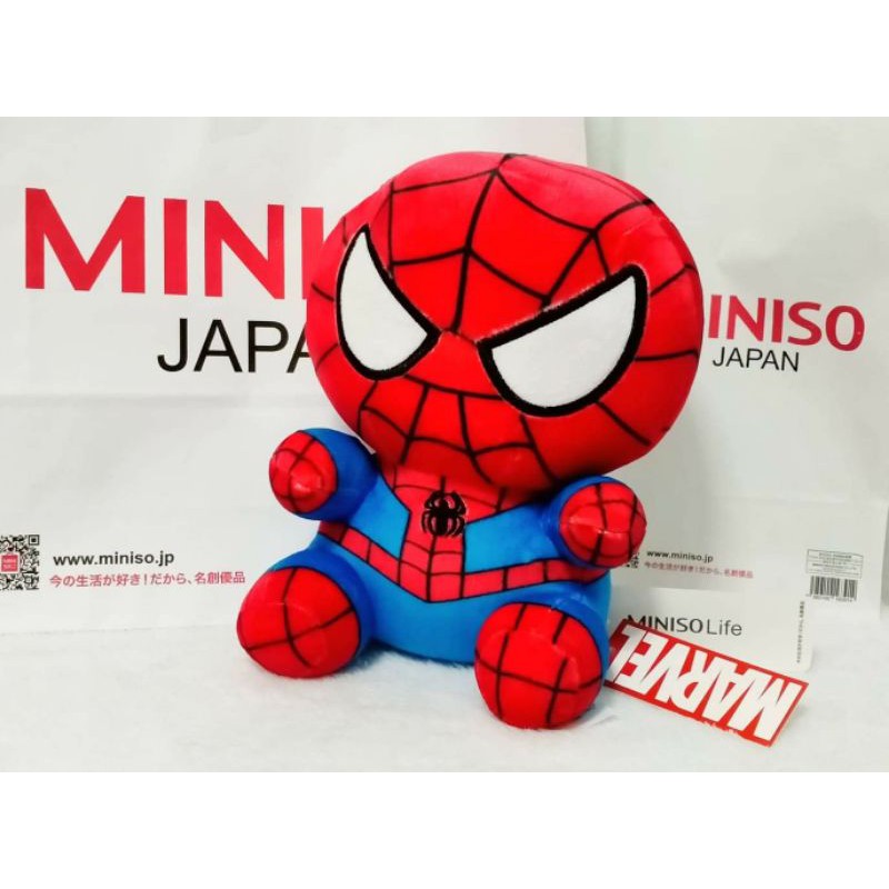 Miniso Marvel Plush - Spiderman ( cm) | Shopee Philippines