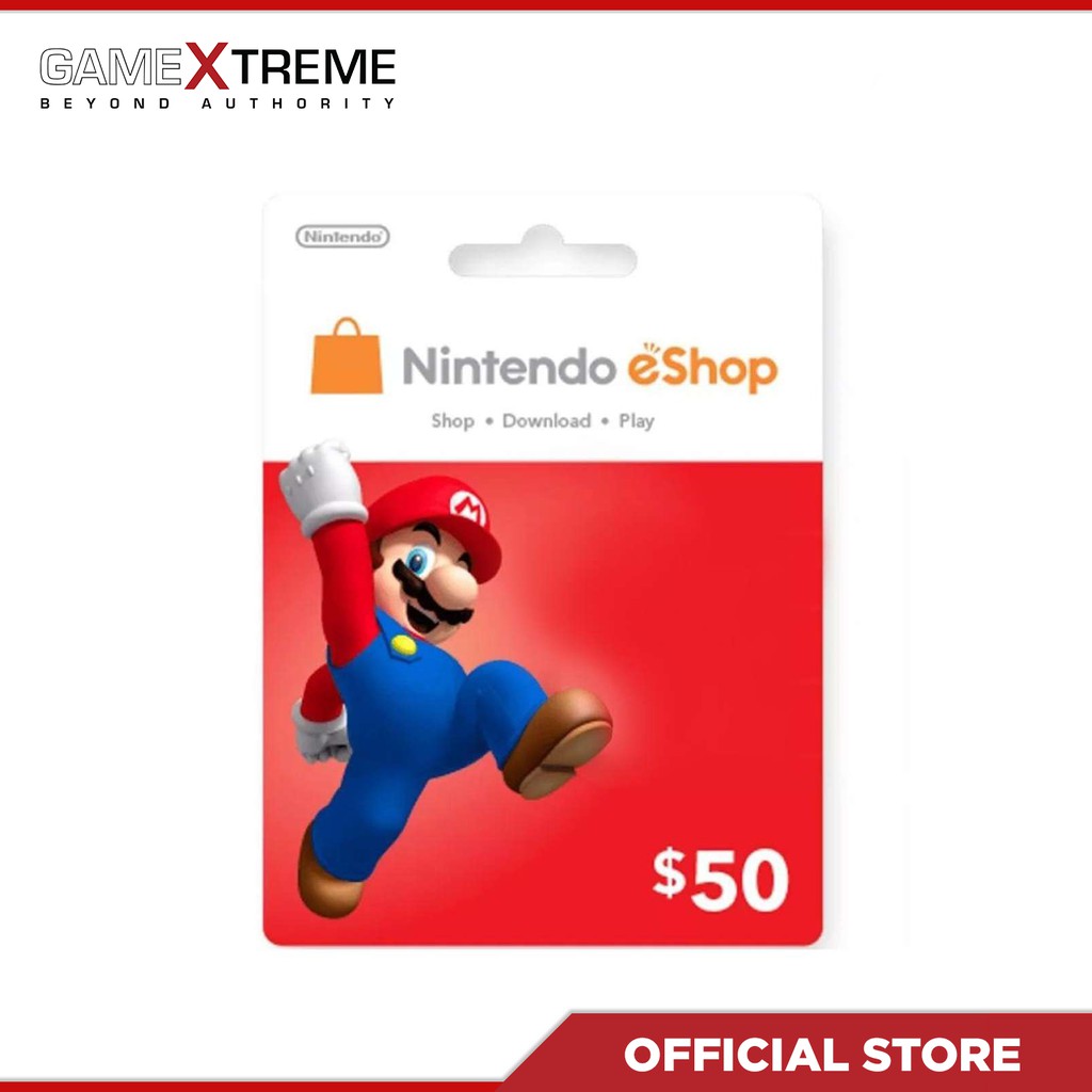 nintendo eshop card shopee