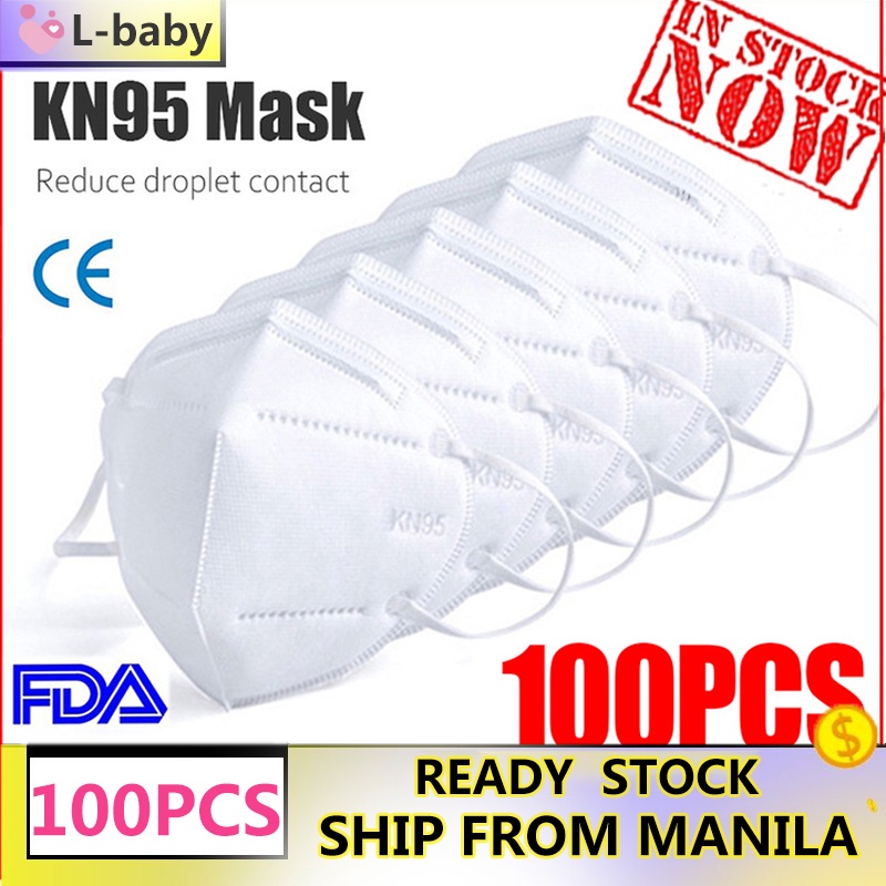 LBaby 50pcs KN95 Masks Washable Mask Original Medical Grade for Adult