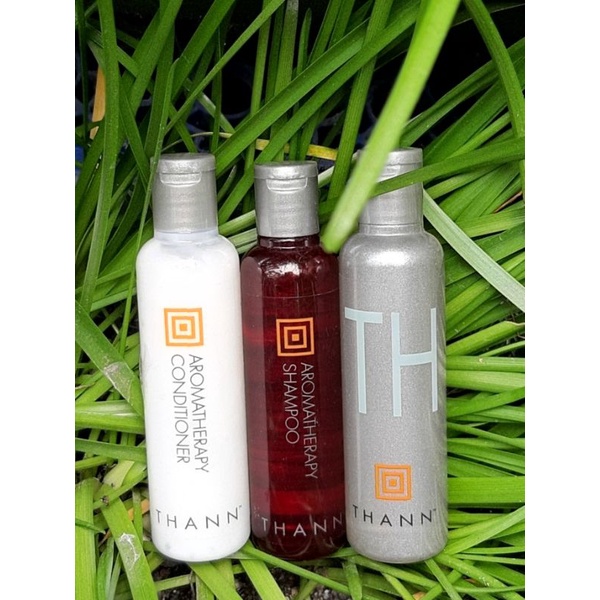 THANN Aromatic Wood Aromatherapy Bathset (Shampoo,Conditioner & Shower