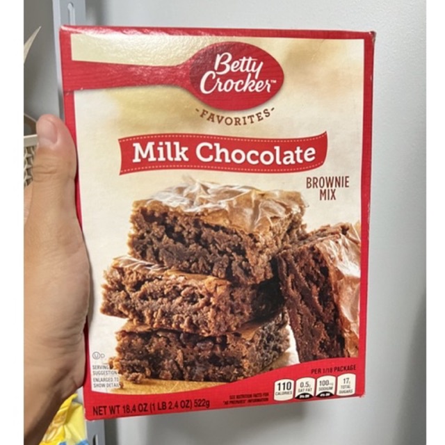 Betty Crocker Milk Choco Brownie Mix Shopee Philippines