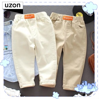 UZON Children's pants / boys casual pants / girls spring and autumn children's clothing boys baby overalls / trousers thin outer wear