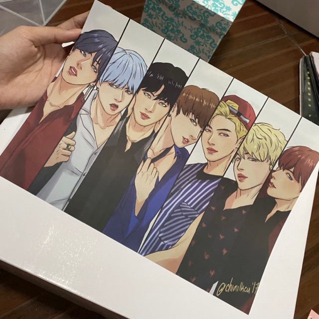 Kpop Bts Fanart Poster Shopee Philippines