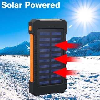 50000mAh Solar PowerBank  Charger USB Ports Power Bank External Charger Flashlight IP65 Waterproof #2
