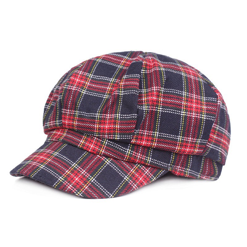 plaid hat