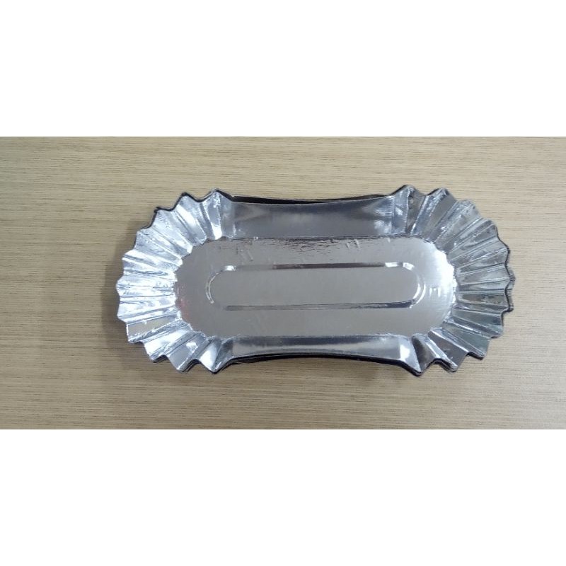 Kikiam Silver disposable plate (40's) Shopee Philippines