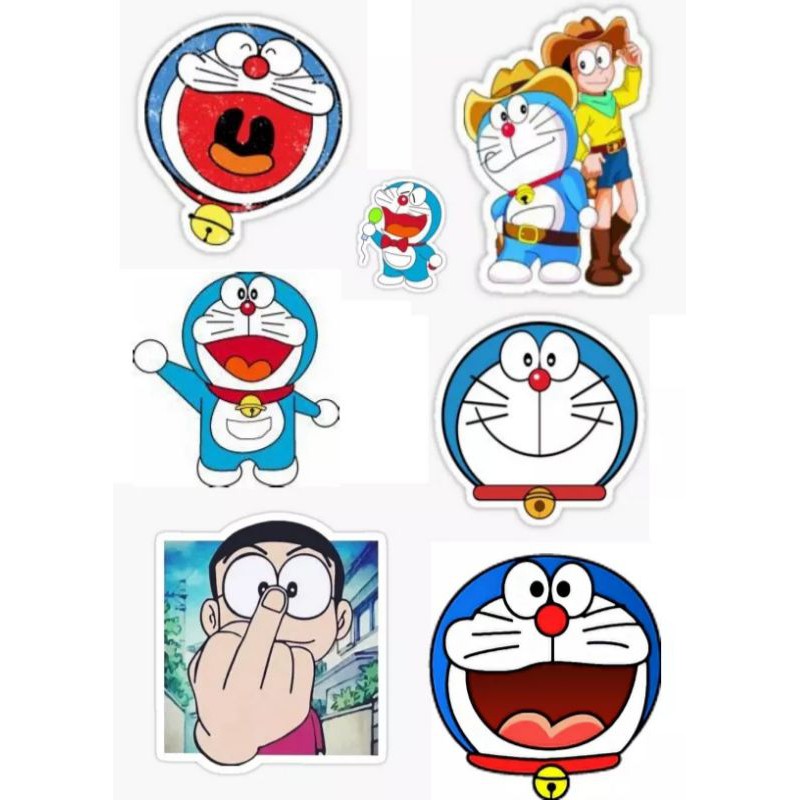 DORAEMON AND NOBITA STICKERS WATERPROOF PER SET Shopee Philippines