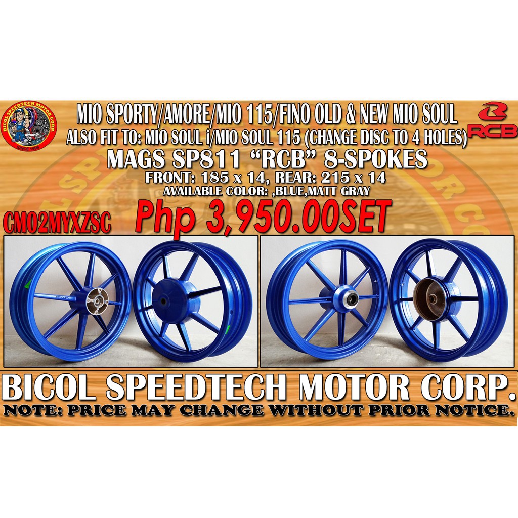 Mio sporty/amore/mio115/fino old & new rb8 mags sp811 