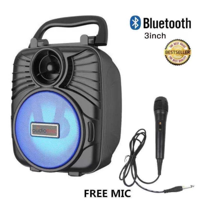 118 Mini Portable Wireless Bluetooth Karaoke Speaker with FREE MICROPHONE #2