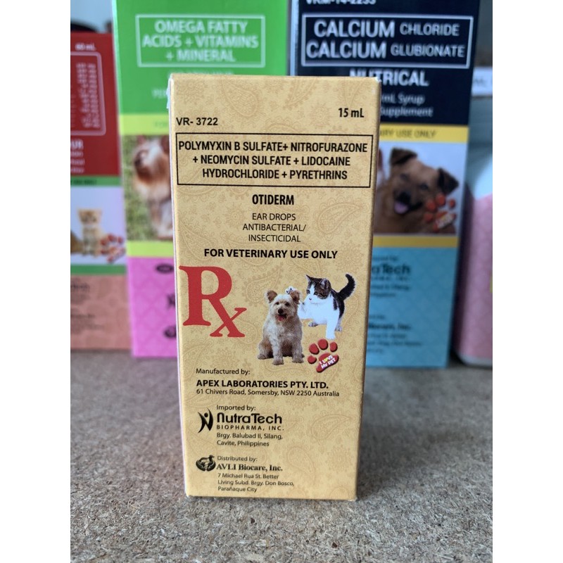 Otiderm Ear Drops for Dogs and Cats 15mL Shopee Philippines
