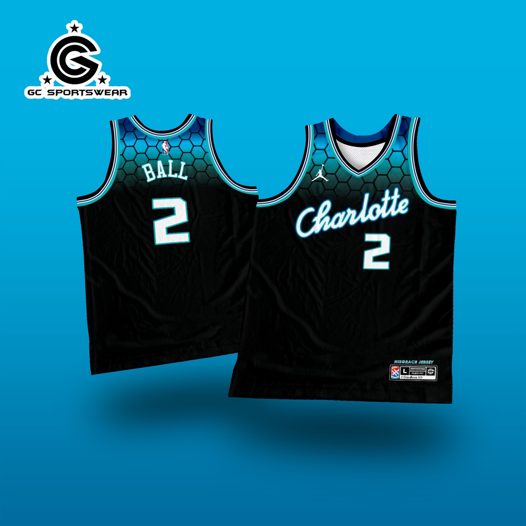 black charlotte hornets jersey