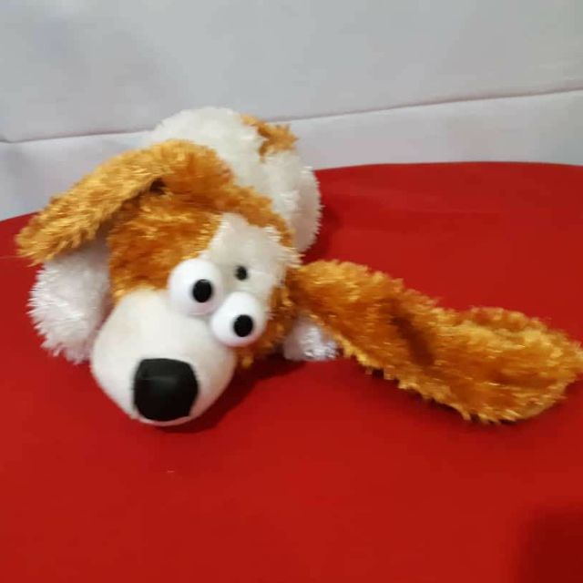 roly the laughing dog soft toy