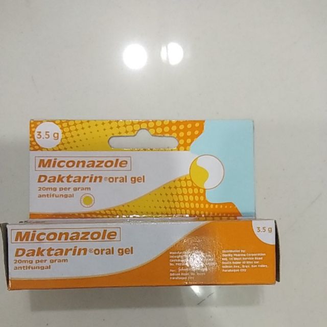 Daktarin Oral Gel For Singaw Mouth Sore Shopee Philippines