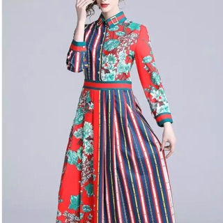 gucci floral maxi dress