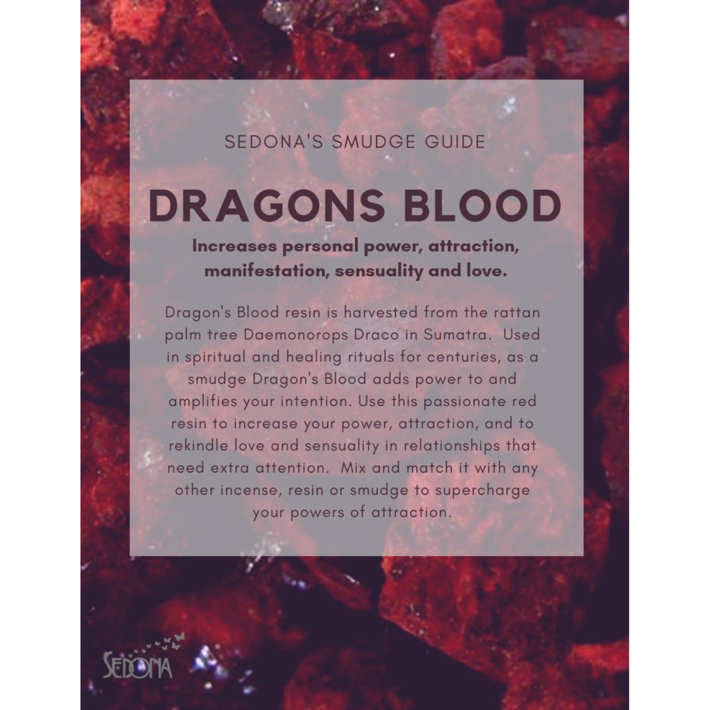 Dragons Blood Sage 4 Long White Sage Infused With Dragons Blood Resin Per Piece Shopee Philippines