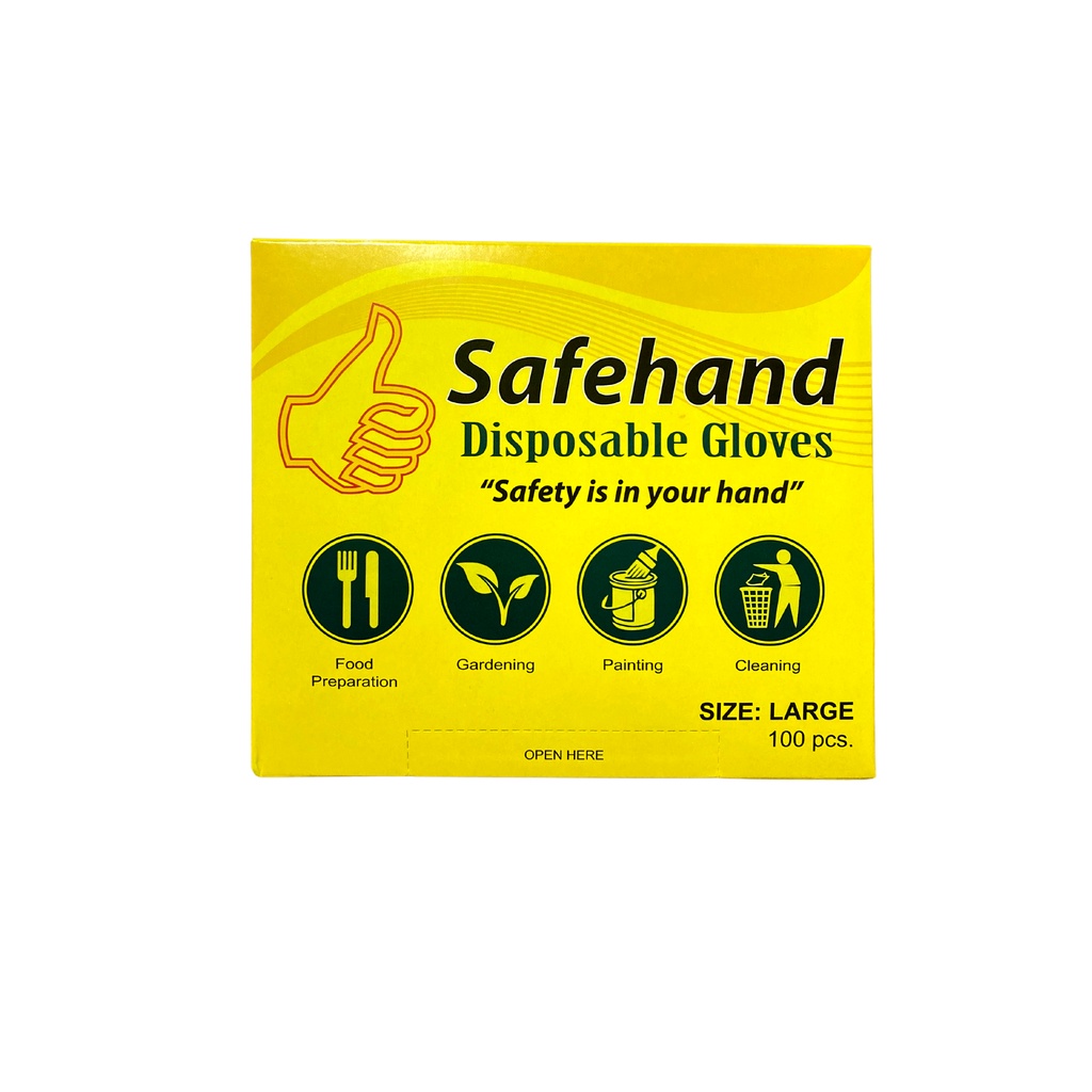 Safehand Disposable Plastic Gloves Shopee Philippines
