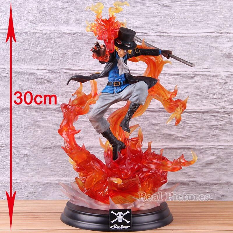 One Piece Sabo Burning Dragon Claw Fist Ver Action Figure Statue Ko Ver Anime Revolutionary Army Shopee Philippines