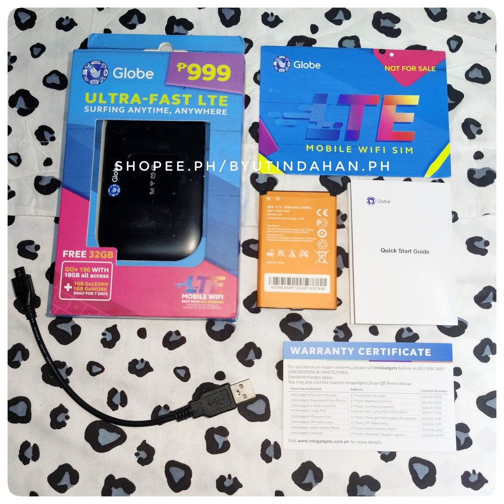 GLOBE LTE POCKET WIFI BRAND NEW (M022 MODEL 2021 RELEASE) Shopee