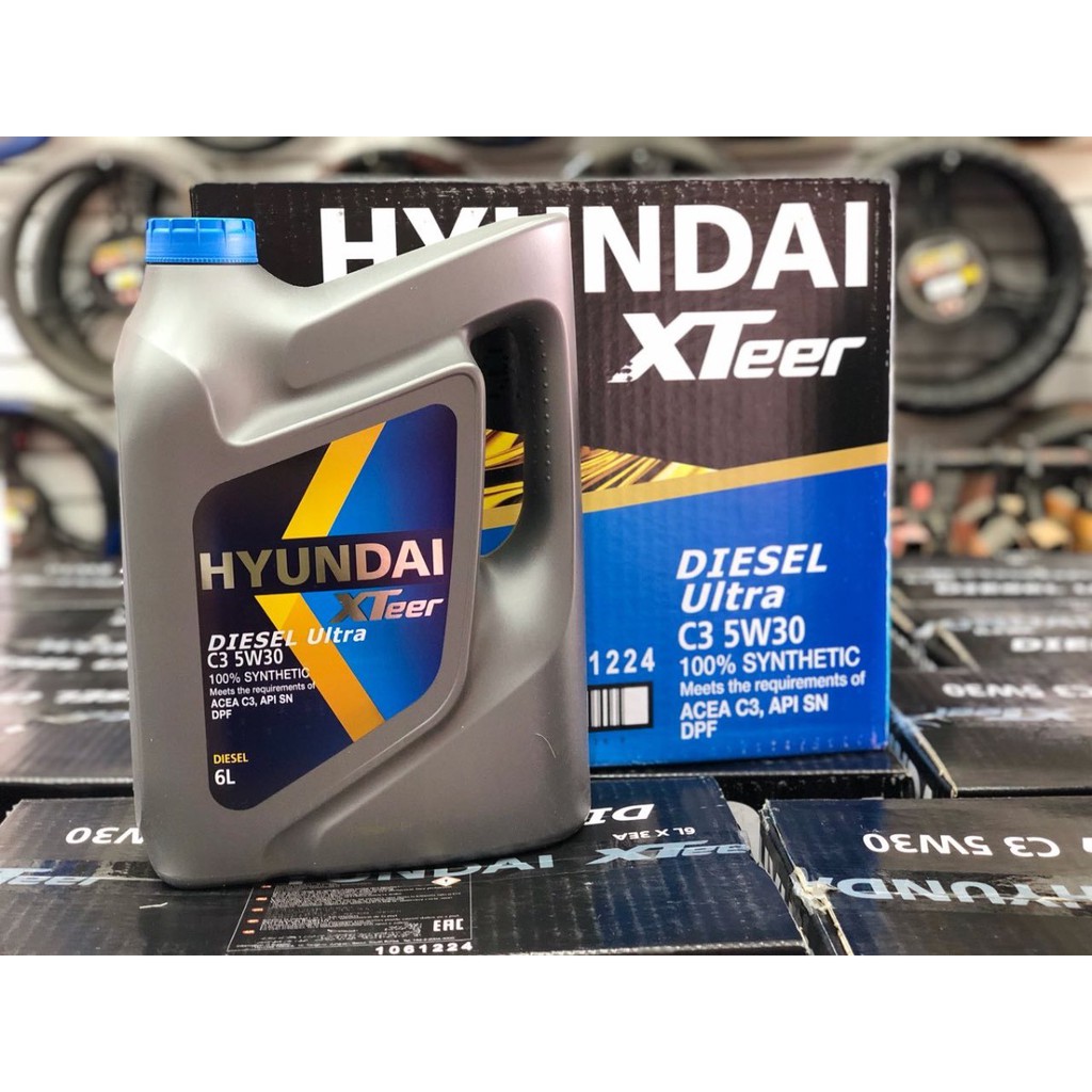 Hyundai XTeer Diesel Ultra C3 5W-30 (6Liters) | Shopee Philippines