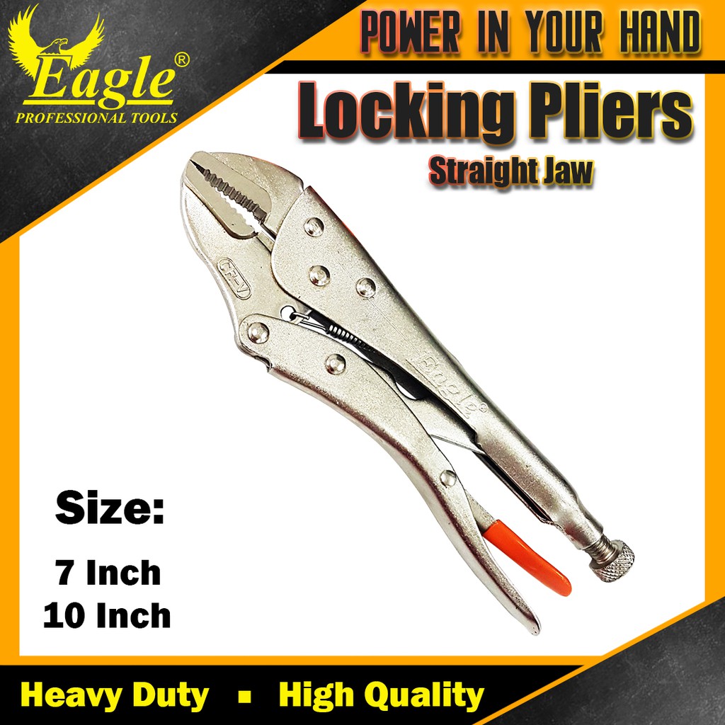 Eagle Locking Pliers Straight Jaw Shopee Philippines