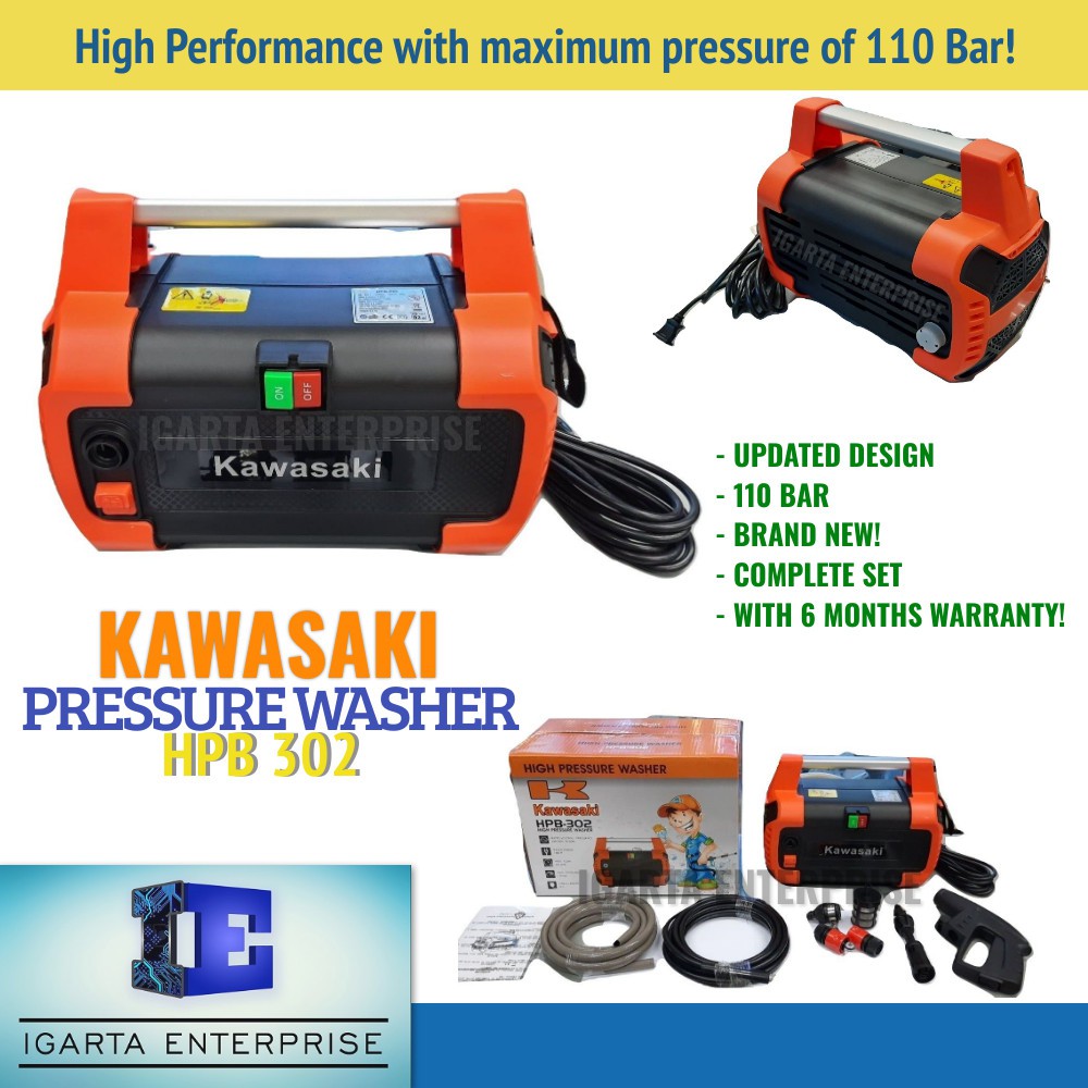 Kawasaki Pressure Washer Hpb 302 Shopee Philippines