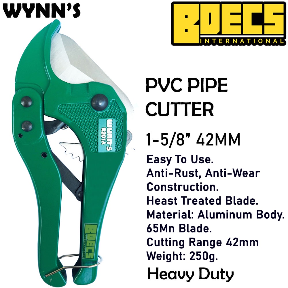 Wynn's PVC PPR Cutter Heavy Duty 42mm I Bdecs | Shopee Philippines