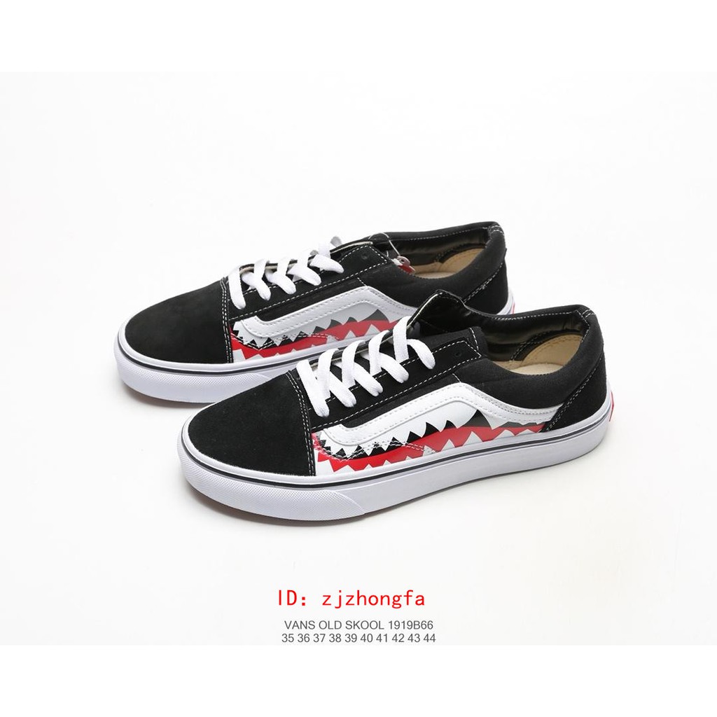 bape shark vans old skool