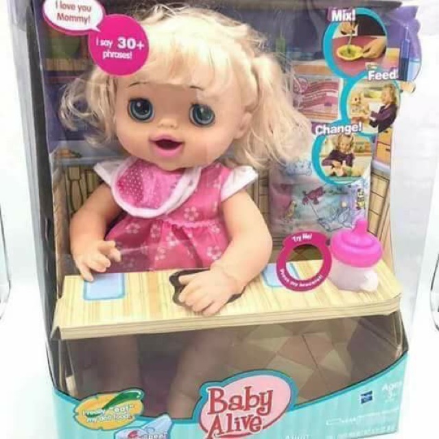 baby doll feeding