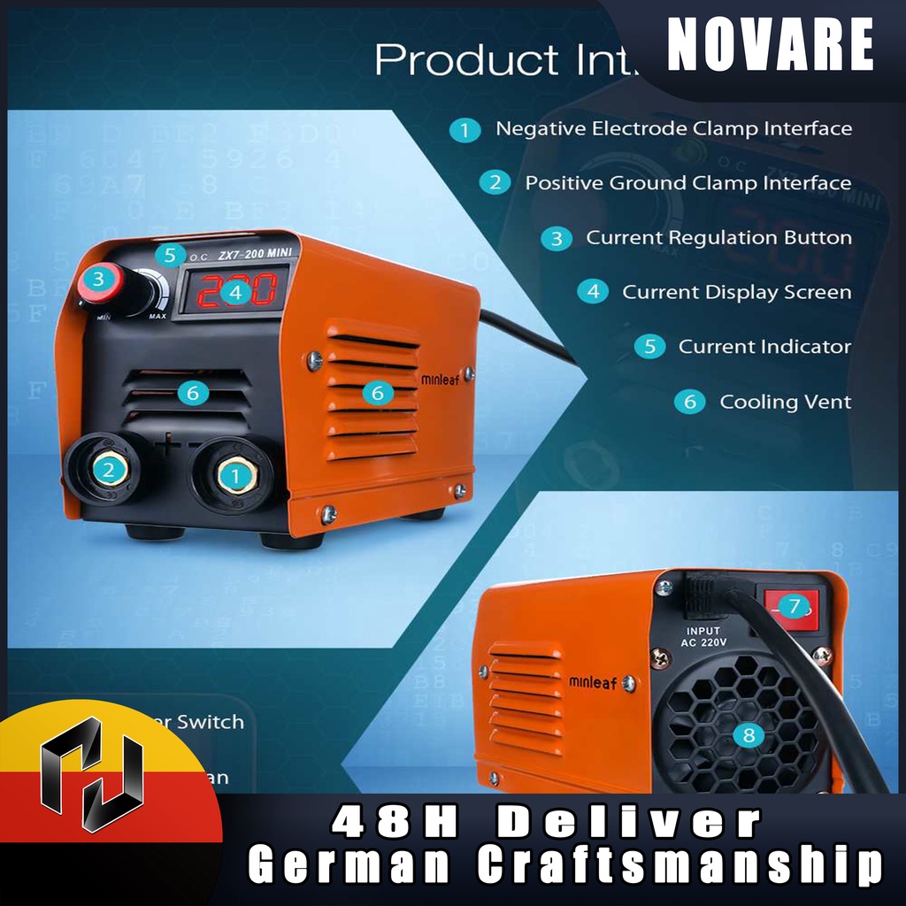 German original ingenuity welder Portable 250 electric welding machine