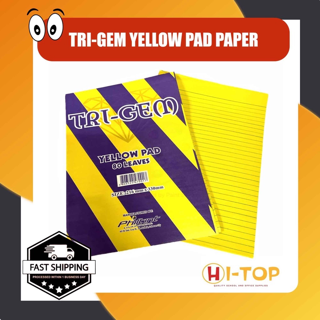 yellow-pad-paper-tri-gem-l-80-leaves-l-sold-per-5-pads-or-10-pads-book