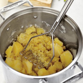 Stainless Steel Potato Masher Practical Kitchen Gadgets Potato Ricer Press #1