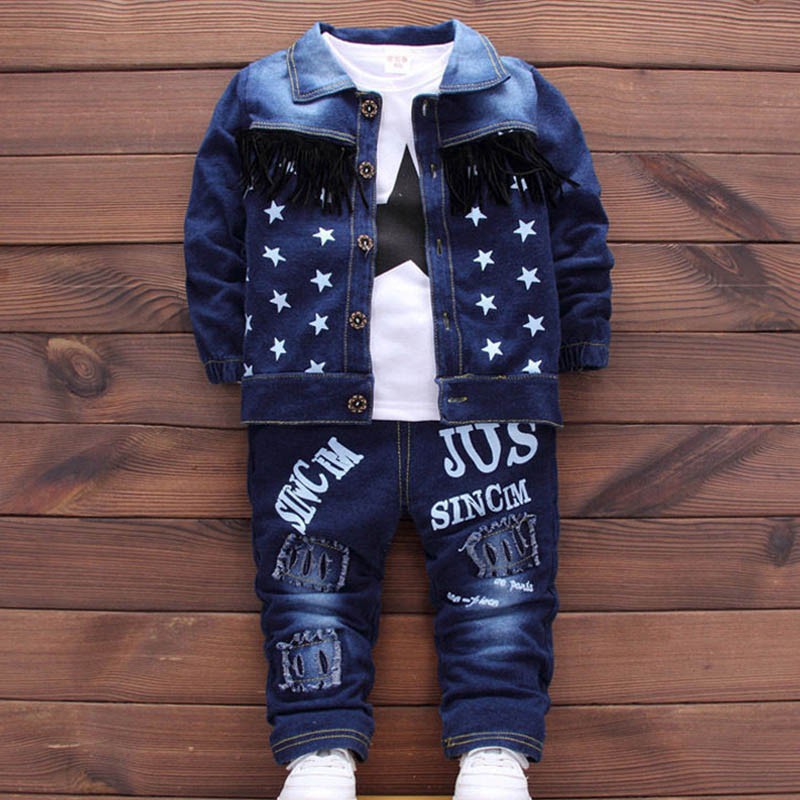 boys distressed denim jacket
