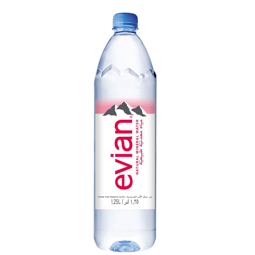 Evian Natural Spring Water Bottle 1.25L Shopee Philippines