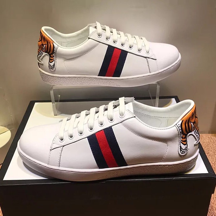 gucci all white sneakers