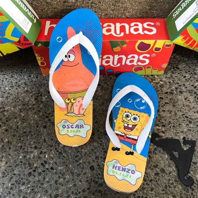 spongebob havaianas