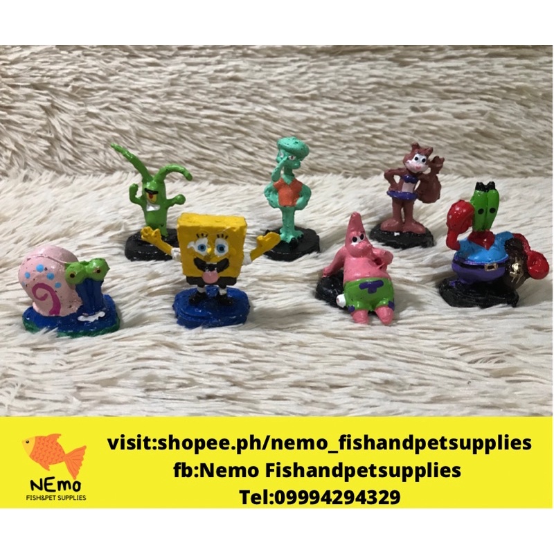 NEmo spongebob bikini bottom characters Shopee Philippines