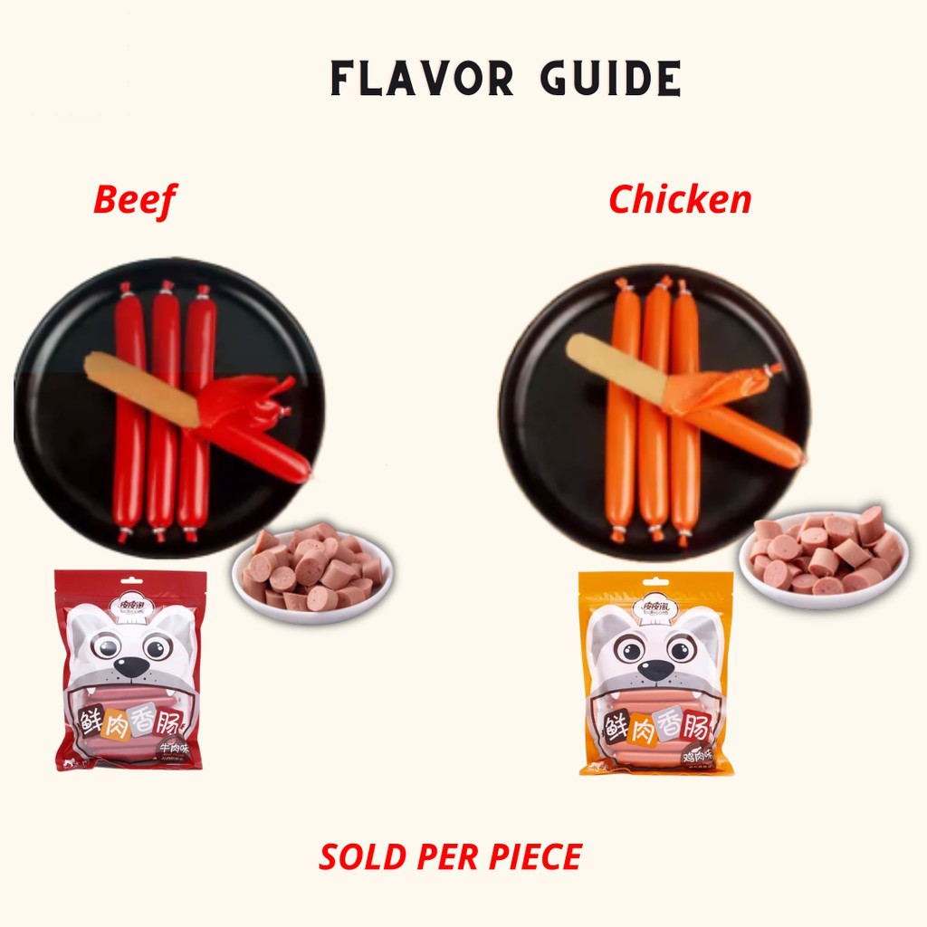 TERKE Pet food Dog Treats Pet Dog Sausage 15g Cat Sausage Pet Snack Cat Dog Food Treats Ham Dog Trai #3
