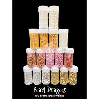 100 grams cake decorating pearl dragees sprinkles in a bottle