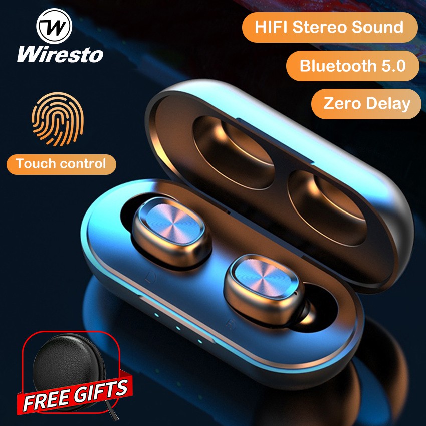 touch mini invisible binaural earphone